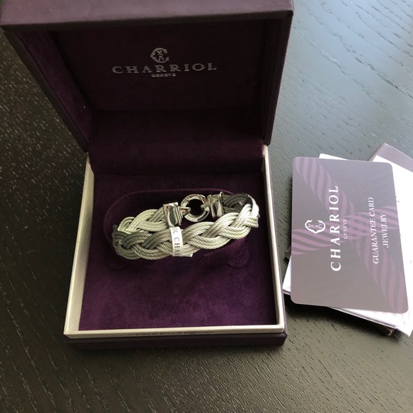 CHARRIOL Sterling Silver Braided Bracelet - Picture 3 of 9